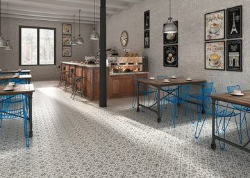 NOUVEAU - Technical porcelain flooring with encaustic effect by land porcelanico - view 3